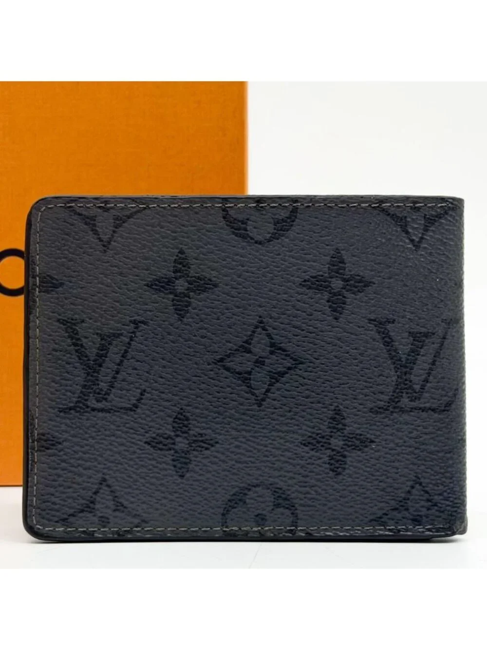 Louis Vuitton Portefeuille Slender Eclipse Monogram Wallet